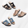 Clank Collection Leather Slide Sandals – Laurie Judy (LAST DAY 50% OFF)