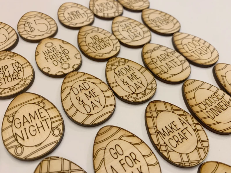 🔥Hot Sale🥚Easter Basket Egg Tokens Set of 35