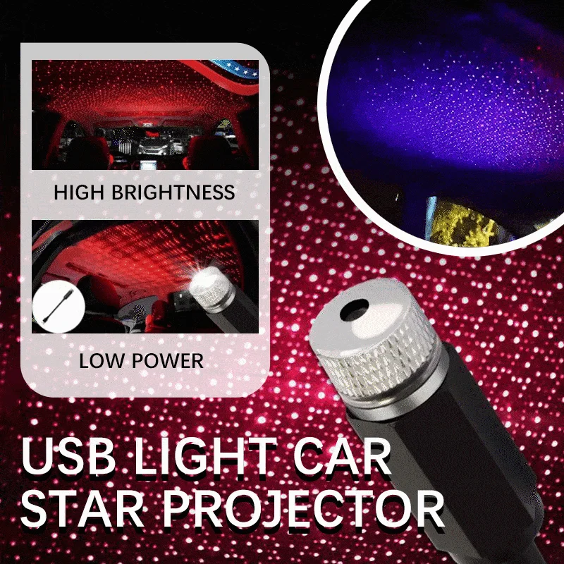 (🔥Last Day Promotion-SAVE 50% OFF) Usb Car Luminous Roof Lights-BUY 2 FREE SHIPPING