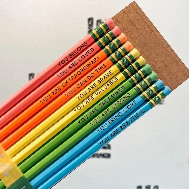(📏Hot Sale🔥)❤Affirmation Pencil Set✏