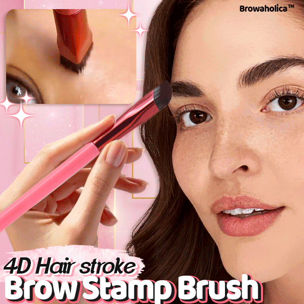 4D Hair Stroke Brow Stamp Brush