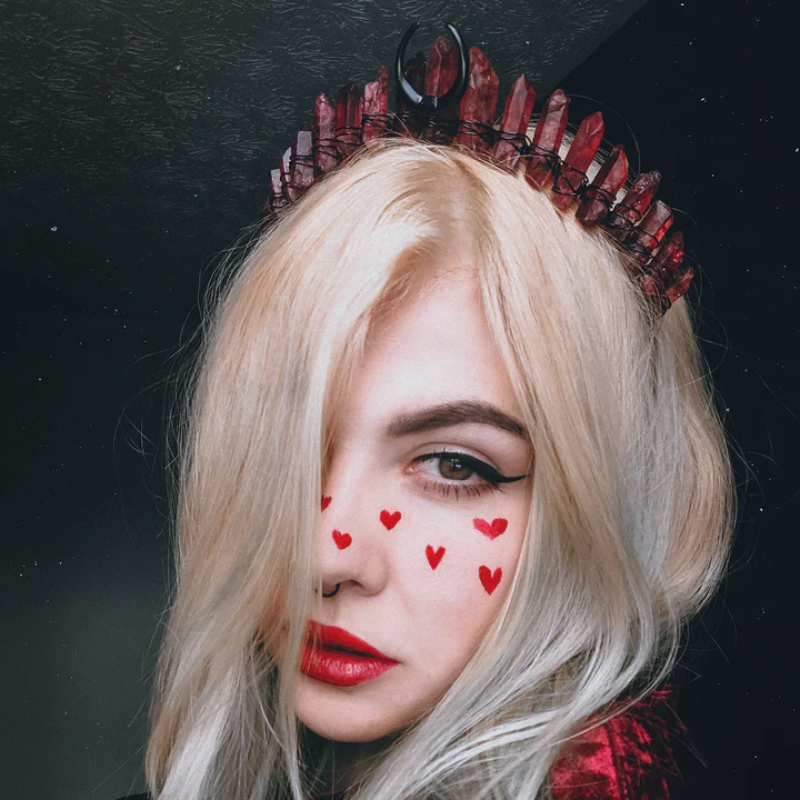 Vampire Blood - Red Quartz Witch Crown