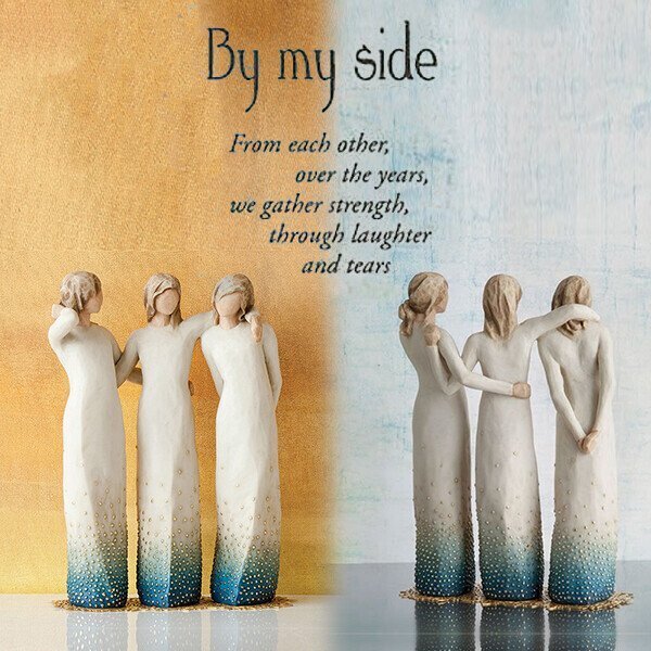 (🎁Hot Sale- 49% OFF) -By My Side, Sculpted Hand-Painted Figure