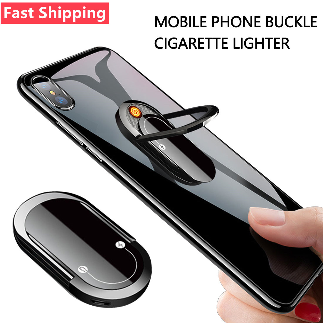 Creative USB Cigarette Lighter Can Do Mobile Phone Bracket