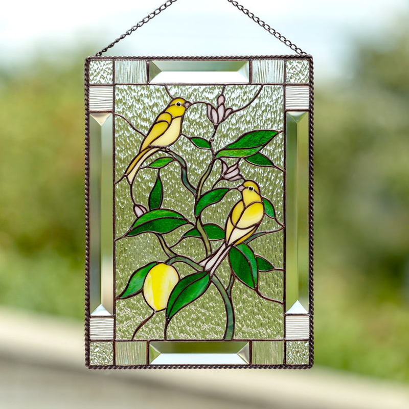 ⏰Last Day Promotion - 50% OFF⏰ Cardinal Stained Glass Window Panel🦜🦜 - Buy 2 Get 10% Off & Free Shipping