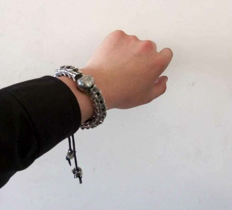 Snake Skeleton Skull Bracelet