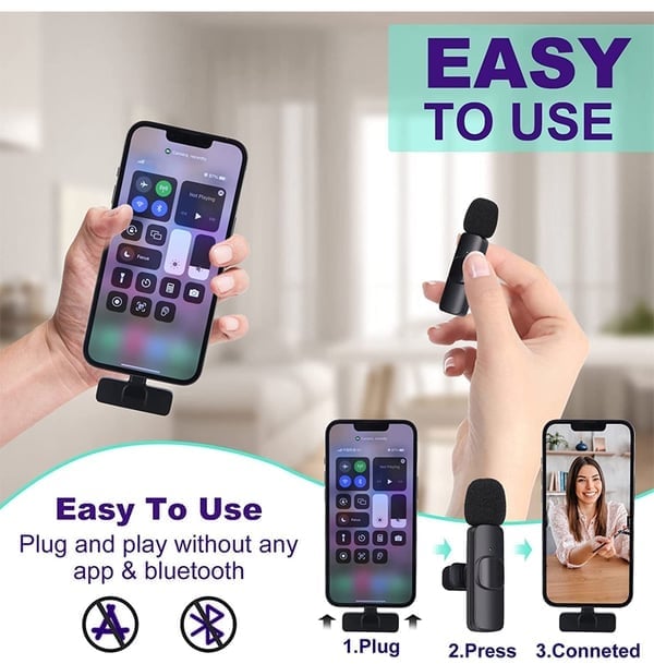 New Wireless Lavalier Microphone--Hot Sale Now🔥