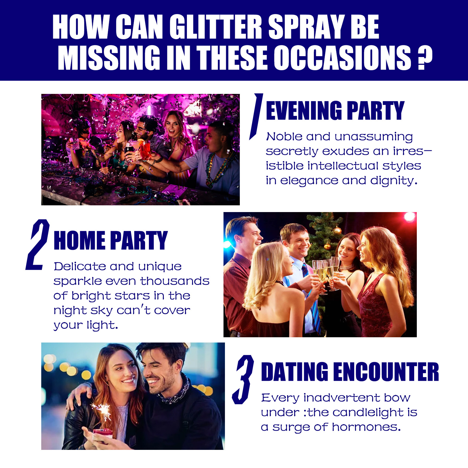 Hair Body Glitter Spray Nightclub Party Body Starry Glitter Makeup Spray