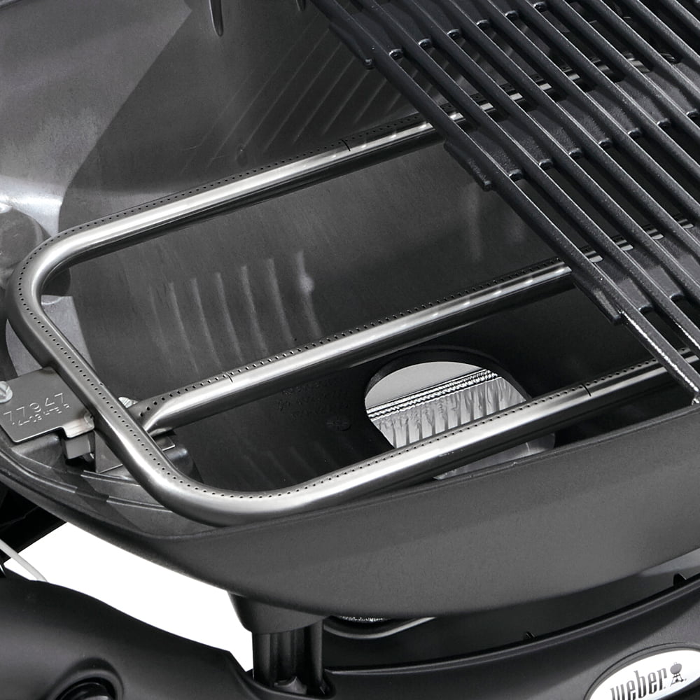 Weber 2-Burner Natural Gas Grill in Titanium with Built-in Thermometer