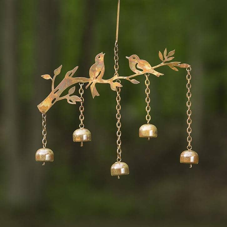 🔥Last Day Promotion -49% OFF🔥Flickering bell bird with  wind chimes