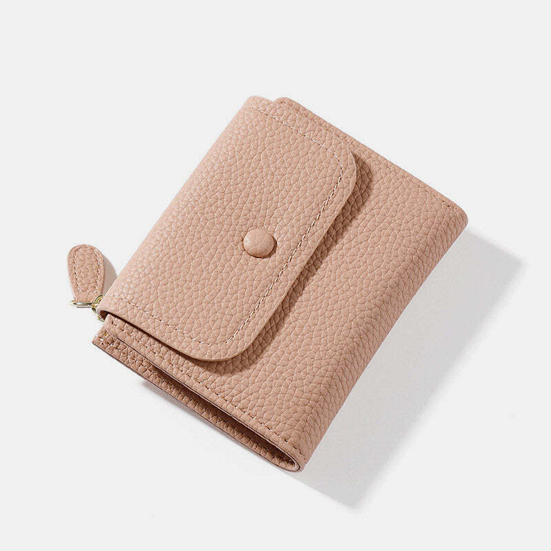 Womens Small Compact Bifold Leather Pocket Wallet Ladies Mini Purse