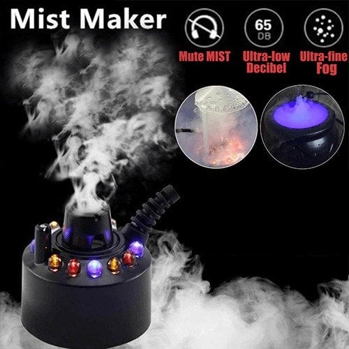 50% OFF NOW - 🎃12 LED light Ultrasonic Mist Maker Fogger [Buy 2 FREE SHIPPING]
