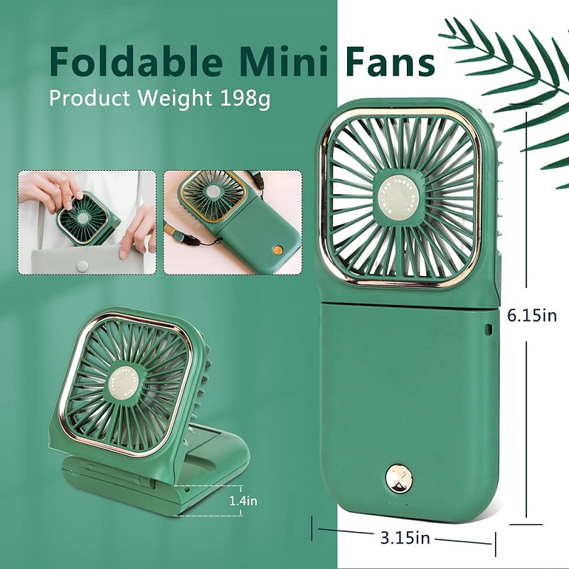 4 in 1 Design small fan with Power Bank
