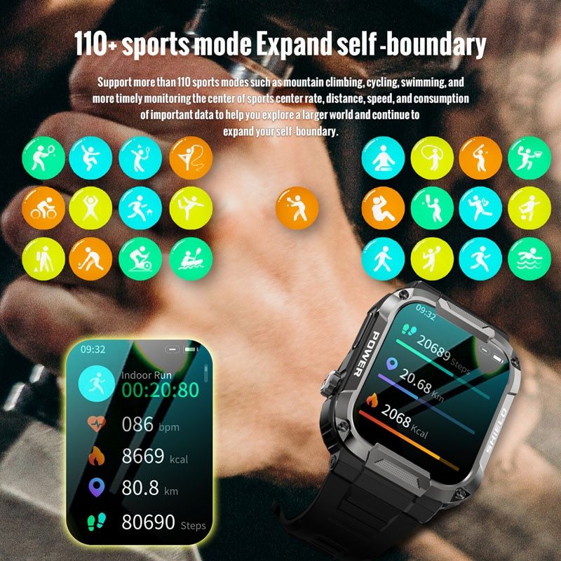 2023 New Perfectionist Military Smartwatch