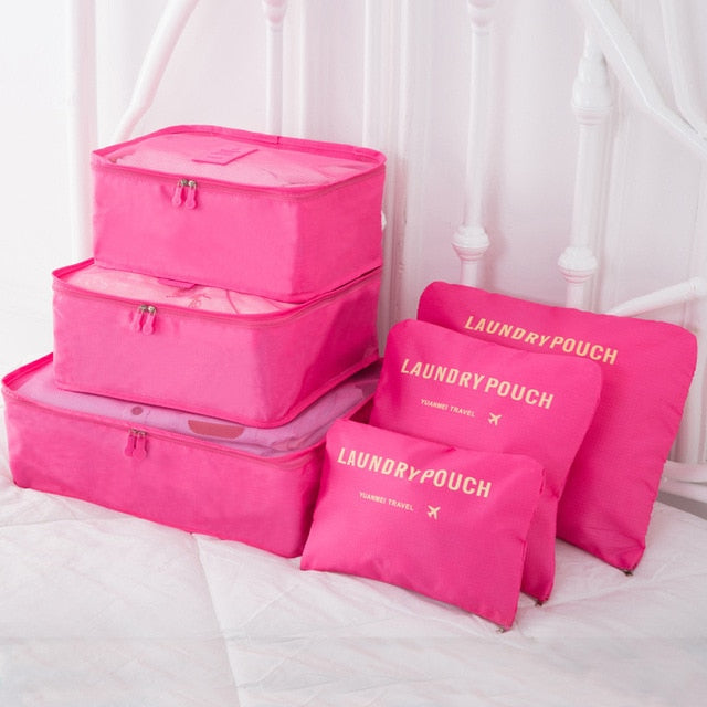 (Last Day Flash Sale-50% OFF) Luggage Packing Organizer Set of 6 pcs - Buy 3 Sets Free Shipping