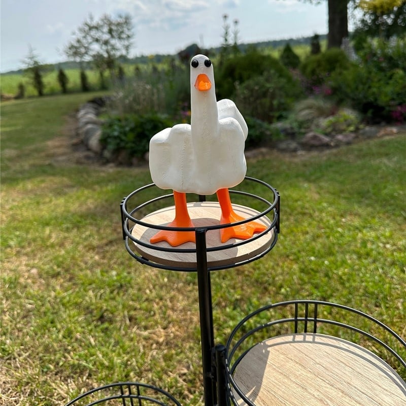 Middle finger duck-The Duck You