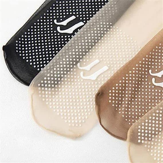 Invisible Slip-resistant Crystal Silk Socks