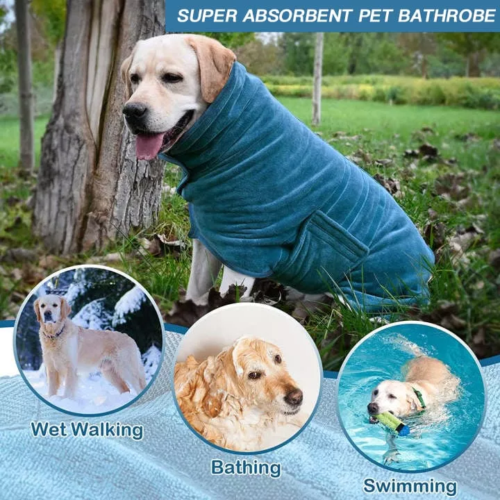 Christmas Sale 50% OFF-Super absorbent pet bathrobe