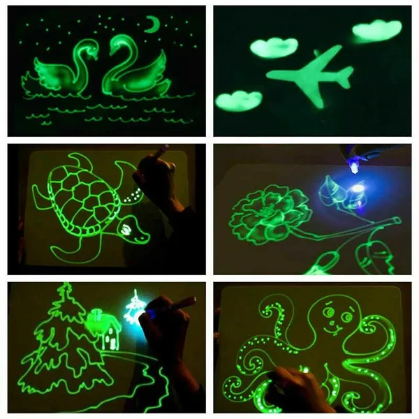 (🔥Last Day Promotion-SAVE 50% OFF) --11.8/16.5 Inch Light Drawing -Fun And Developing Toy-BUY 2 GET 10% OFF & FREE SHIPPING