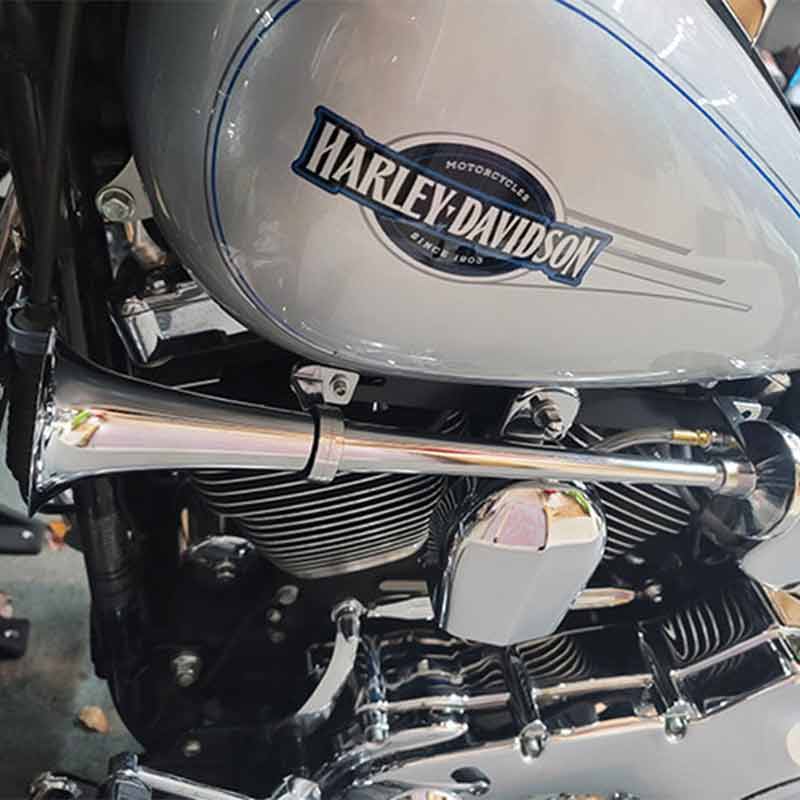 The World's Loudest Motorcycle Horn + Mounting Hardware & Complete Wiring Kit