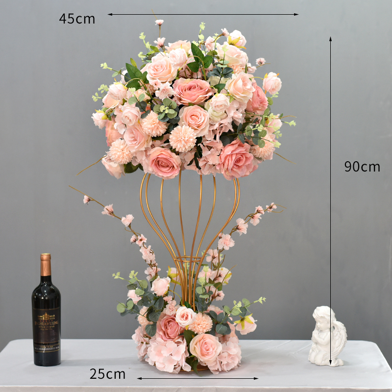 Simulated Flower Table Flowers Hotel Wedding Arrangement Floral Table Decorations