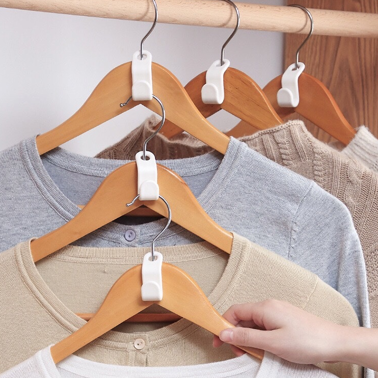 Clothes Hanger Connector Hooks—Super Space Saving for Closet