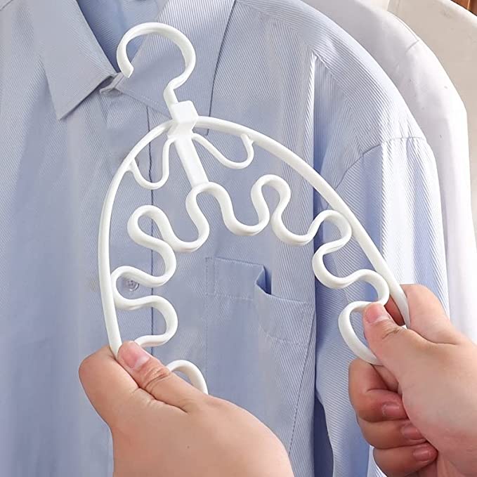 (🔥CHRISTMAS SALE 50% OFF)Creative Wave stackable hanger-BUY 2 SETS GET 1 SETS FREE NOW!