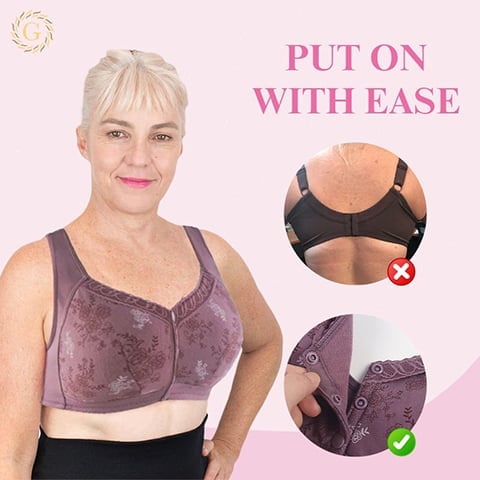 LAST DAY SALE 80% 🔥 Cotton Front Closure Bra