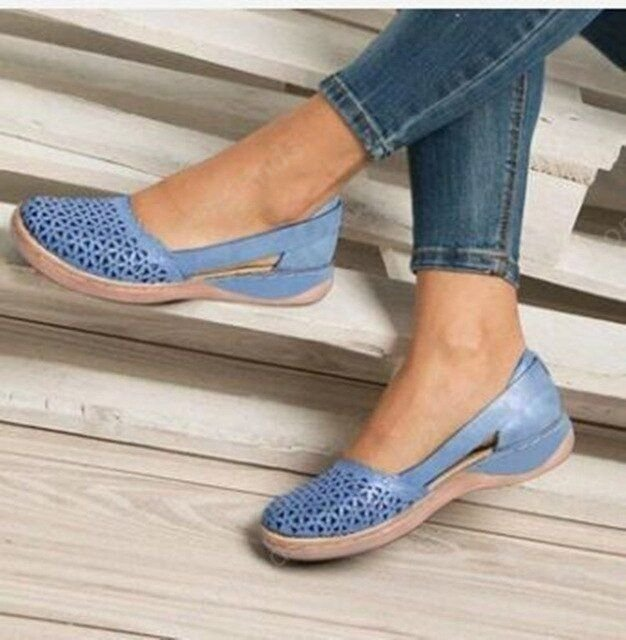 Women🧡Wedges Orthopedic Hollow Out PU Summer Vintage Sandals🧡(Buy 2 Get 1 Free)