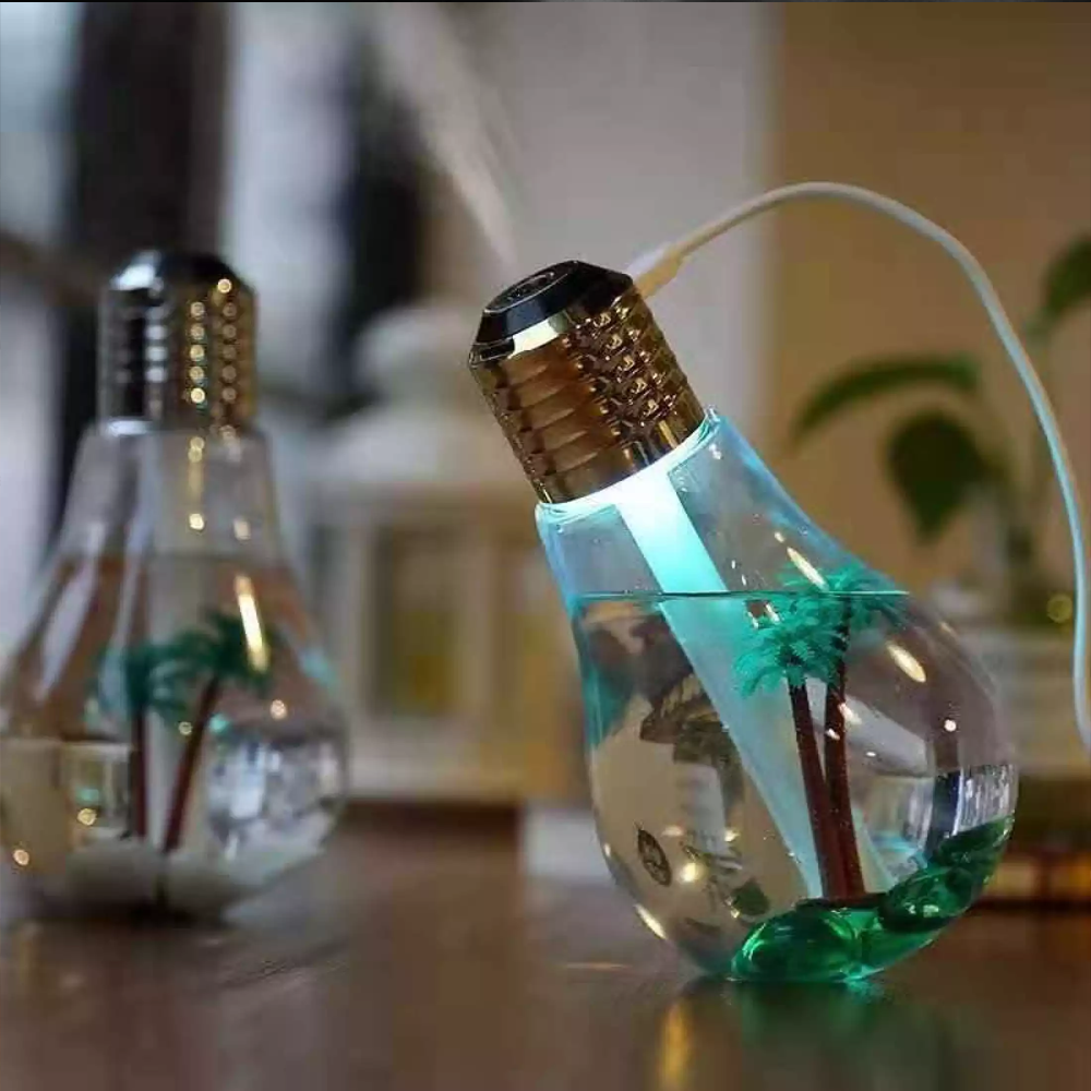 Color Changing Bulb Humidifier Night Light