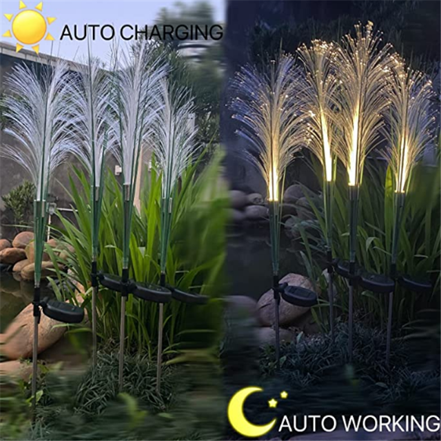 Reed Fiber Optic Light【Outdoor Solar Garden Lights】