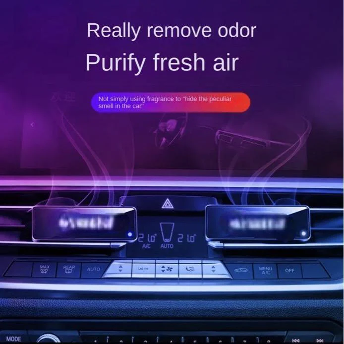 Car logo air outlet aromatherapy, car atmosphere lights