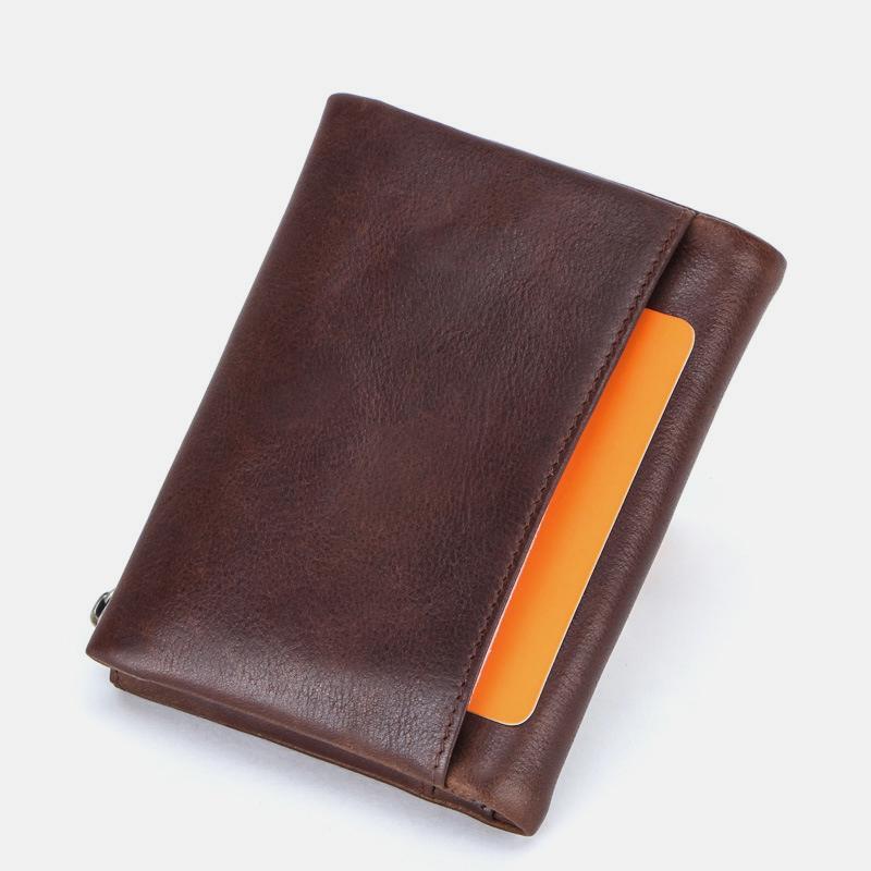 Men's RFID Blocking Genuine Leather Wallet
