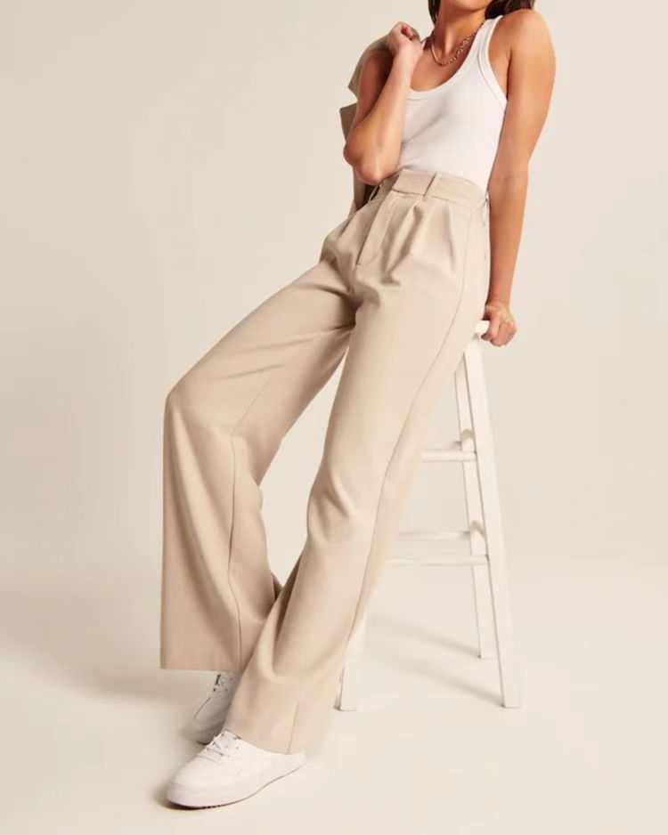 HIGH WAIST TAILORED WIDE LEG PANTS (BUY 2 FREE SHIPPING)
