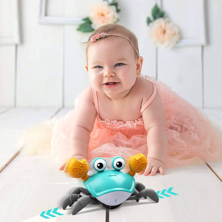 Crawling Crab – Helps with Tummy Time