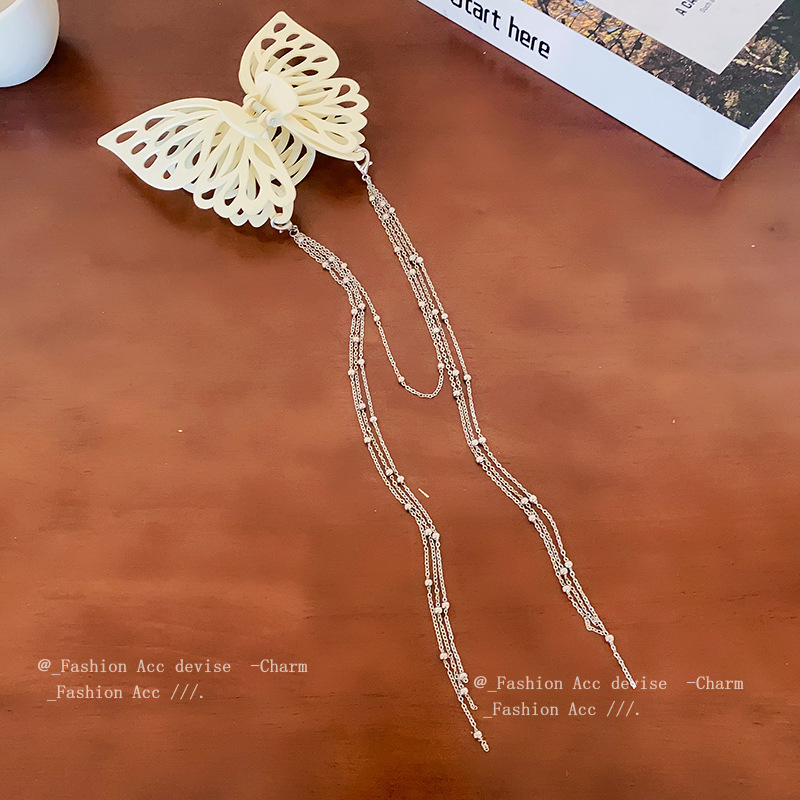 (Hot Sale-40% OFF) Butterfly & Tassel Large Hair Clips for Women