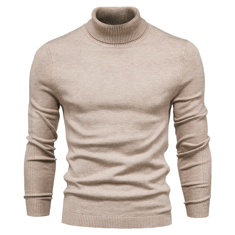 CONTOURFIT MEN'S HIGH-NECK SWEATER FOR VERSATILE STYLING