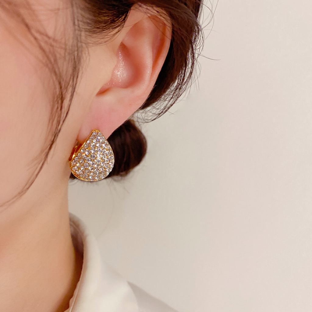 Fashion Diamond Water-Drop Earrings