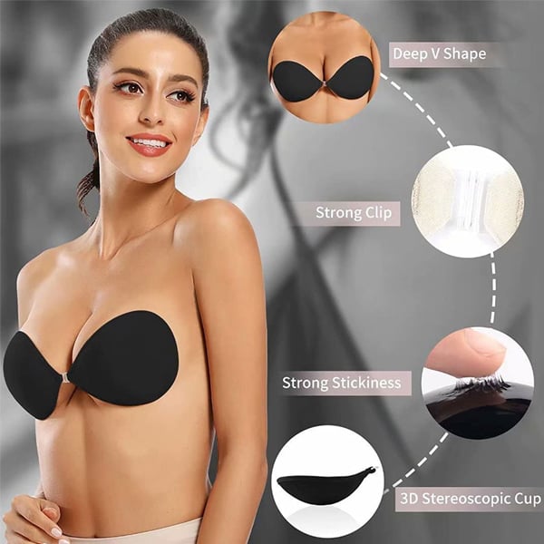 Adhesive Invisible Gathering Bras