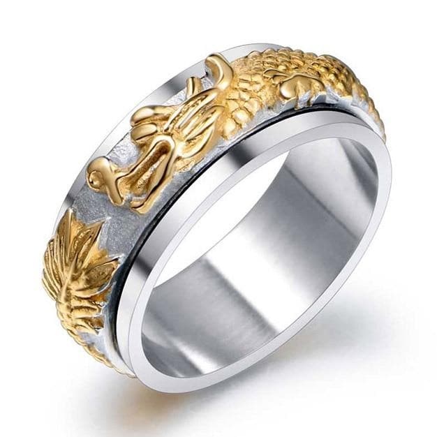 CHINESE DRAGON ROTATABLE -RING