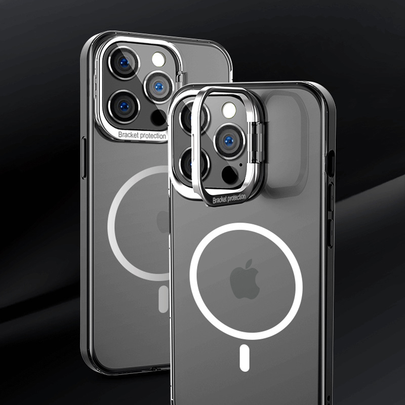 Magnetic Lens Holder Case Cover For iPhone