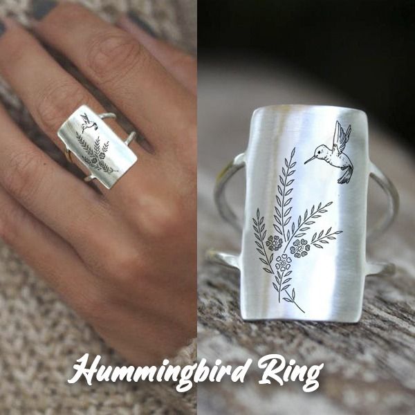 ❤️40% OFF FOR VALENTINE'S DAY🌹HUMMINGBIRD RING - GIFT FOR ANIMAL LOVER