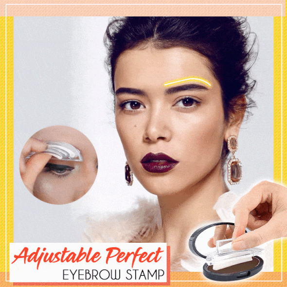 (⚡Last Day Flash Sale-50% OFF)Adjustable Perfect Eyebrow Stamp--Buy 3 Free Shipping Now