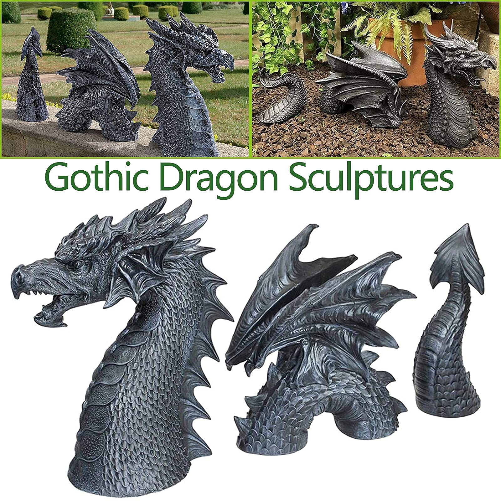 🔥Last Day Promotion-SAVE 60% OFF🔥The Dragon of Falkenberg Castle Moat Lawn Statue-BUY 2 GET 10% OFF & FREE SHIPPING