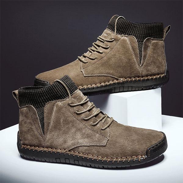 Chicinskates Men's Comfy High Top Flat Boots