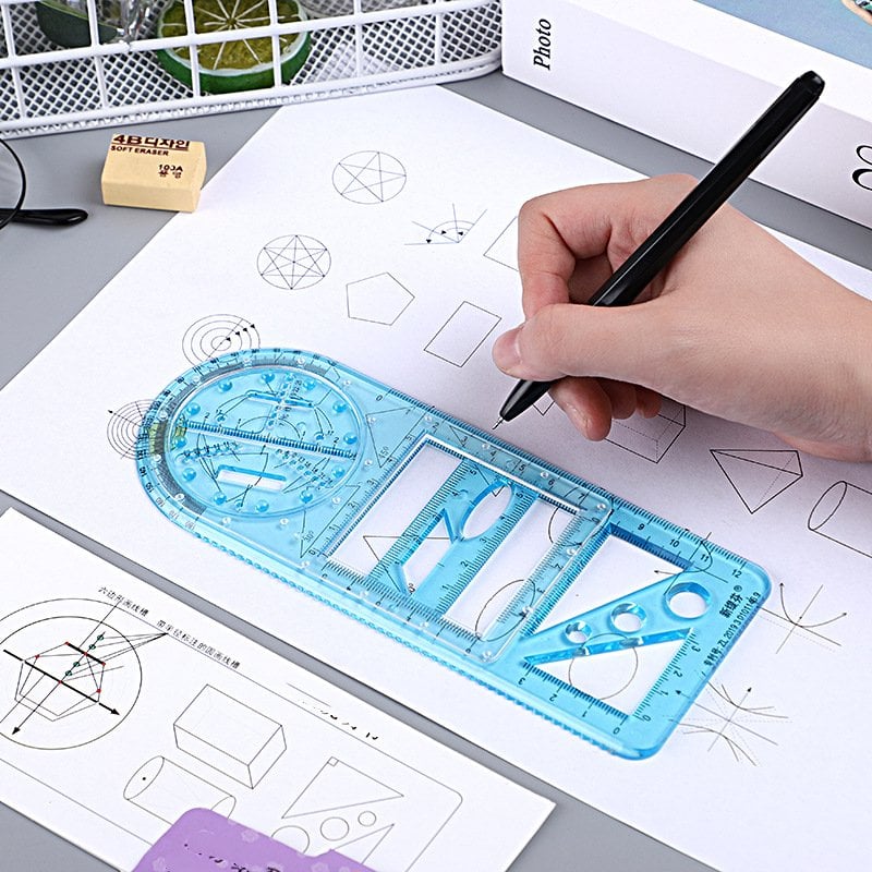 [SAVE 60% OFF TODAY ONLY] Multifunctional Geometric Rulers - Buy 3 Get 2 Free NOW!