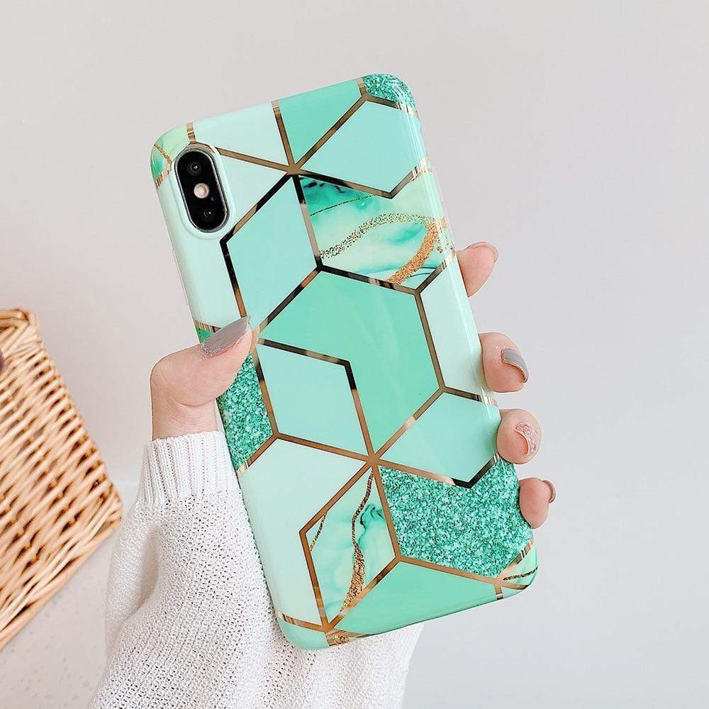 Green Marble Case