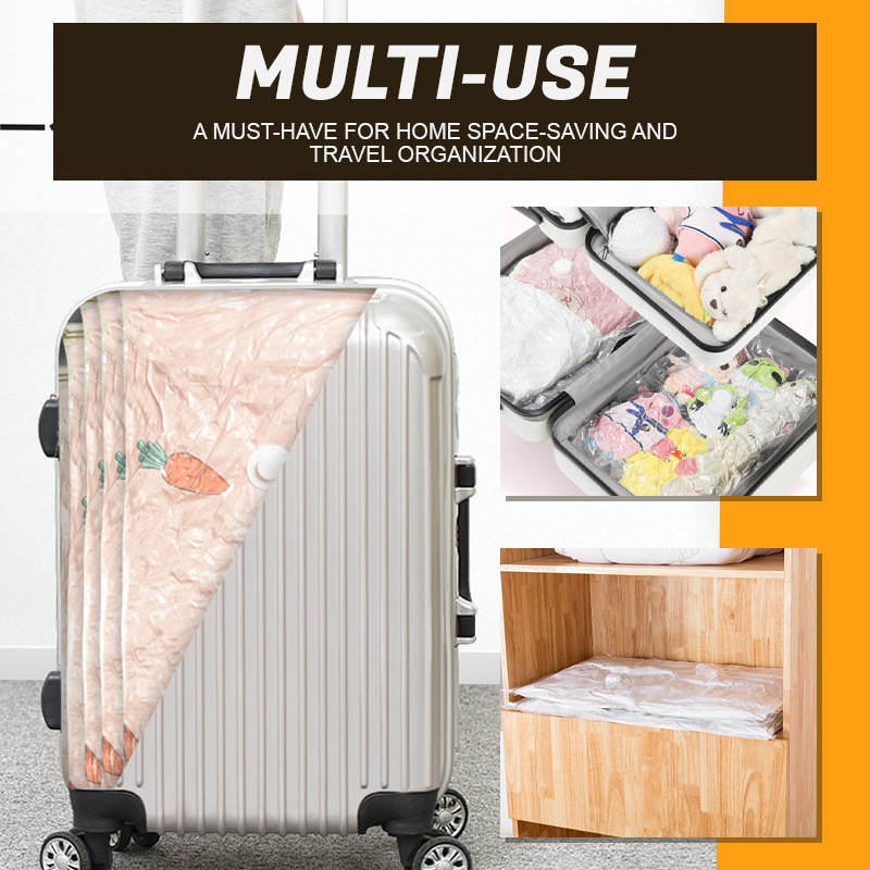 (New In)Durable Electric Vacuum Compression Bag -75% More Storage!