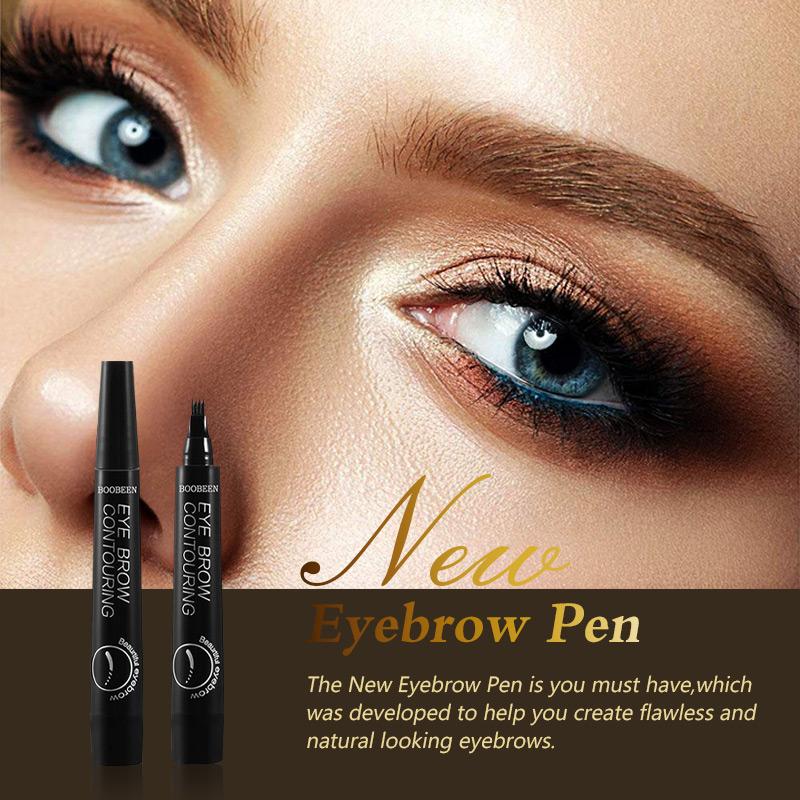 (🔥CHRISTMAS SALE 48% OFF) 4-Point Eyebrow Pen-BUY 4 FREE SHIPPING