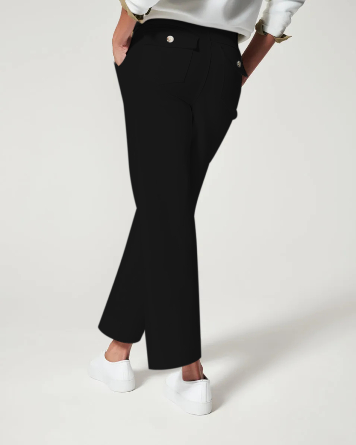 STRETCH TWILL CROPPED WIDE LEG PANT🔥BUY 3 FREE SHIPPING🔥